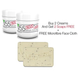 V55 Max Mega Deal - The Ultimate System For Clearer Skin – Buy 2 Creams and Get 2 Soaps Free!