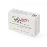 V55 MAX Salicylic Acid, Tea Tree Oil and Sulphur Soap Scrub - Paraben and Cruelty FREE - 100 grams