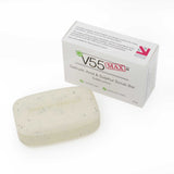 V55 MAX Salicylic Acid, Tea Tree Oil and Sulphur Soap Scrub - Paraben and Cruelty FREE - 100 grams