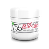V55 MAX Double Strength Salicylic Acid Skin Cleansing Cream with Tea Tree Oil and Sulphur - Paraben and Cruelty Free - 50ML